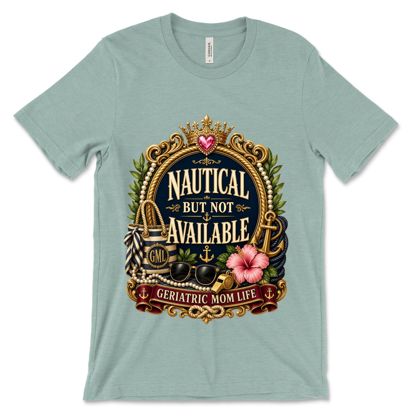 Nautical But Not Available Heather Dusty Blue