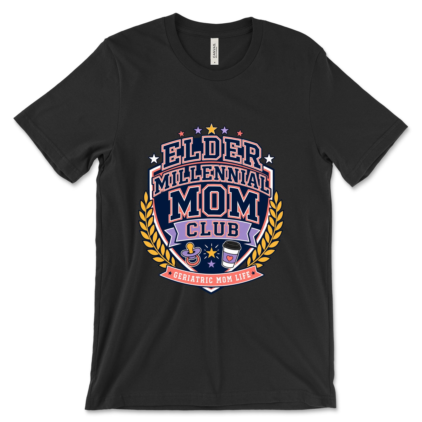 Elder Millennial Mom Club Black
