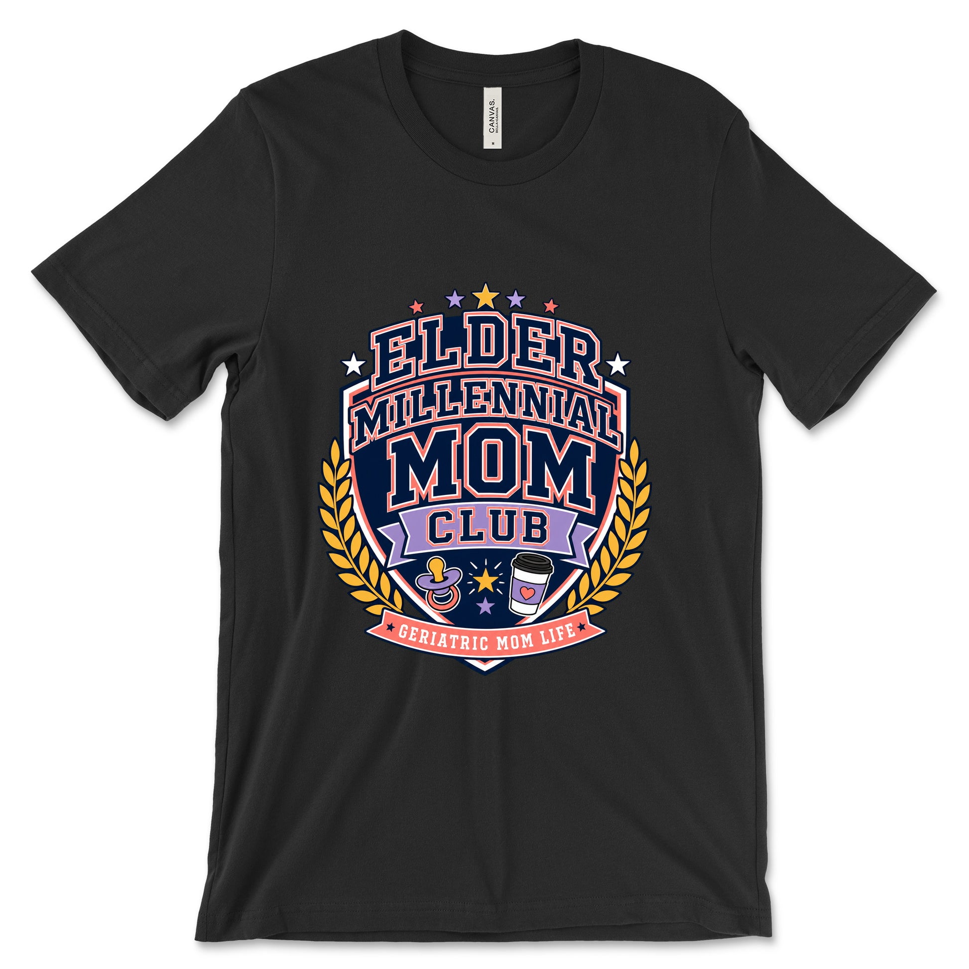 Elder Millennial Mom Club Black