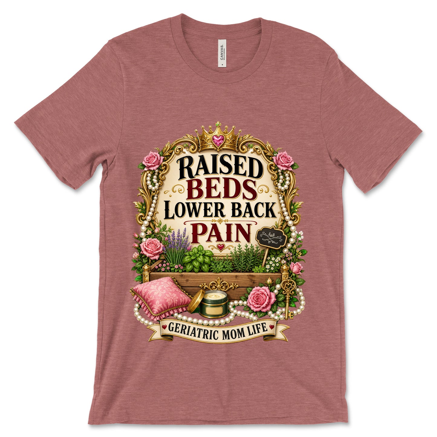 Raised Beds Lower Back Pain Heather Mauve