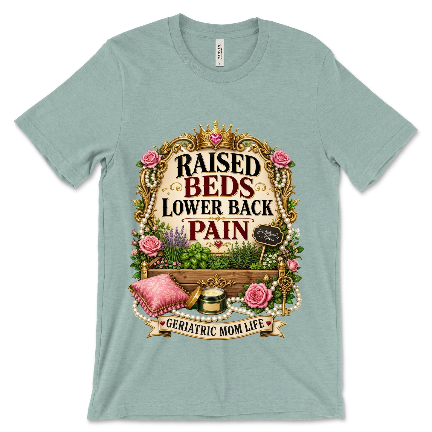 Raised Beds Lower Back Pain Heather Dusty Blue