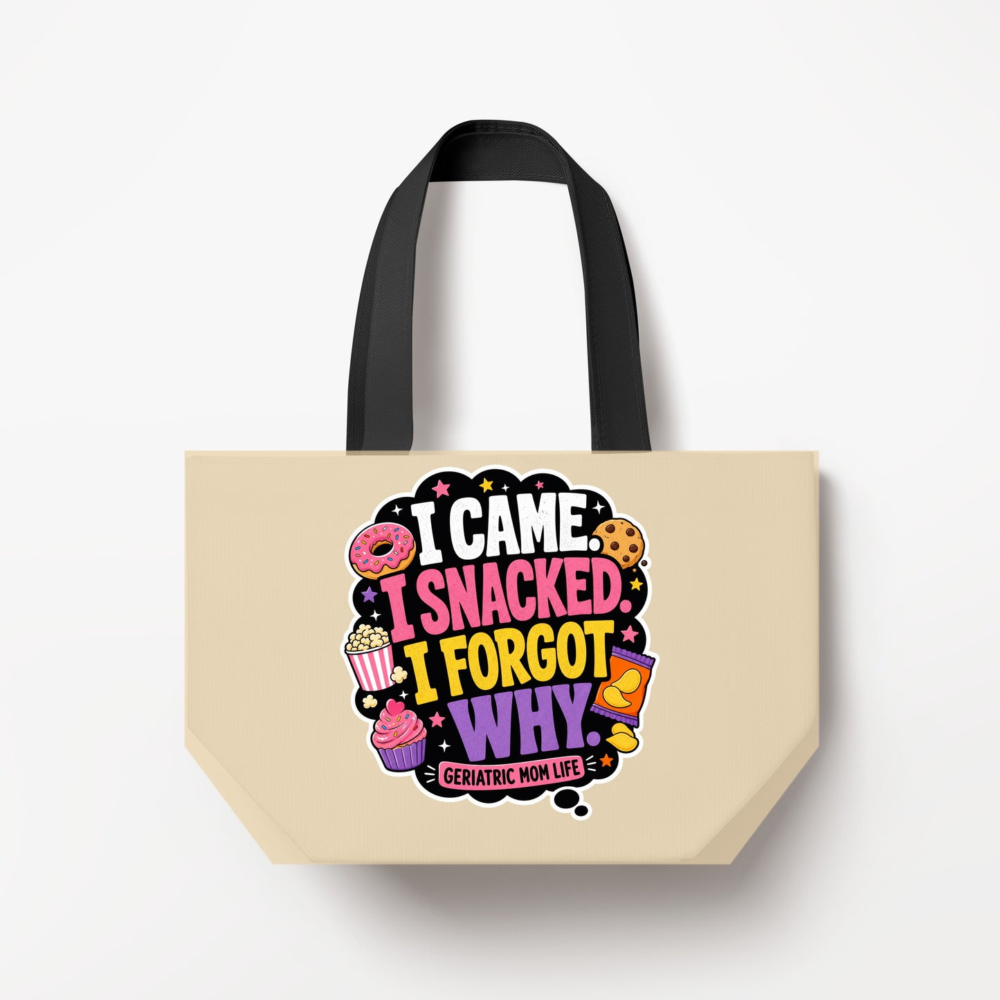 I Came I Snacked I Forgot Why Natural Canvas