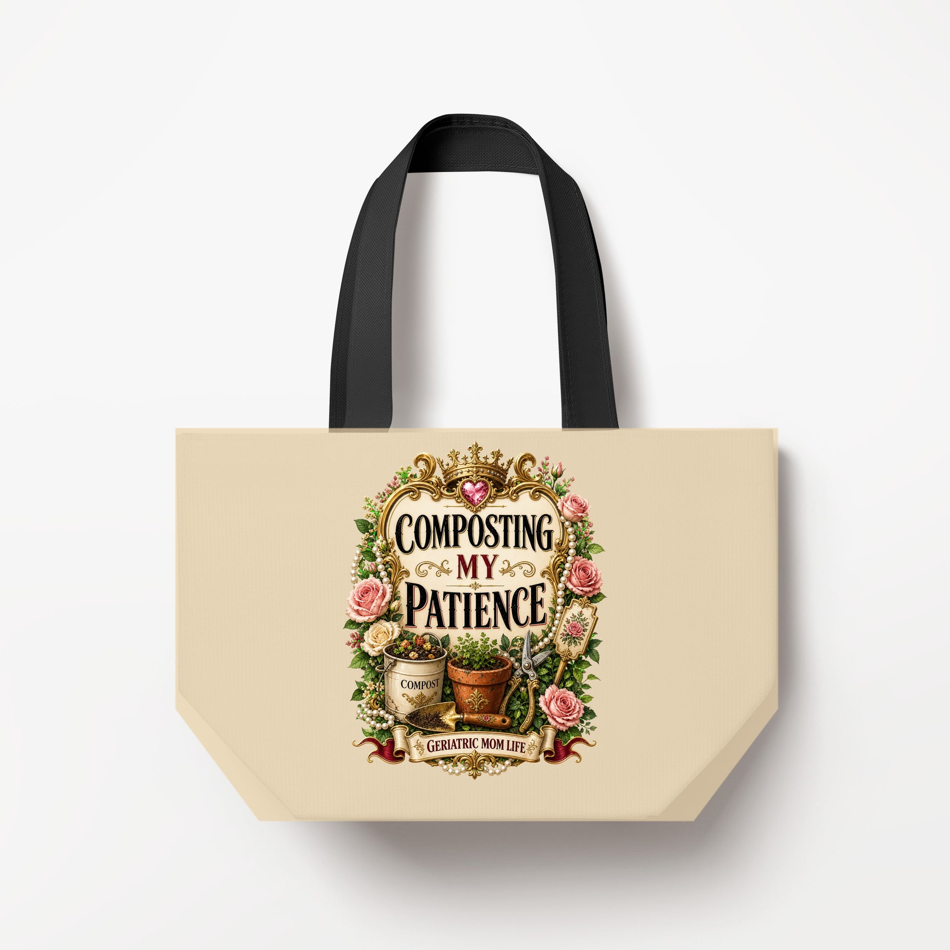 Composting My Patience Natural Canvas Bag