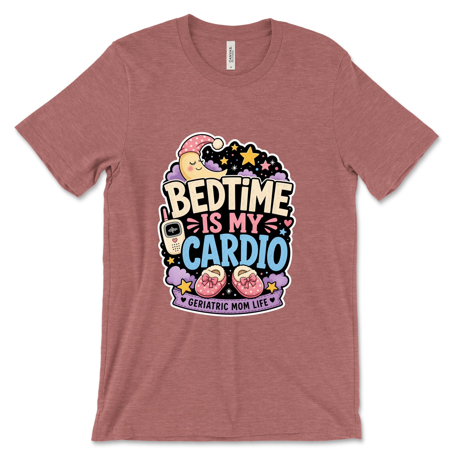 Bedtime Is My Cardio Heather Mauve
