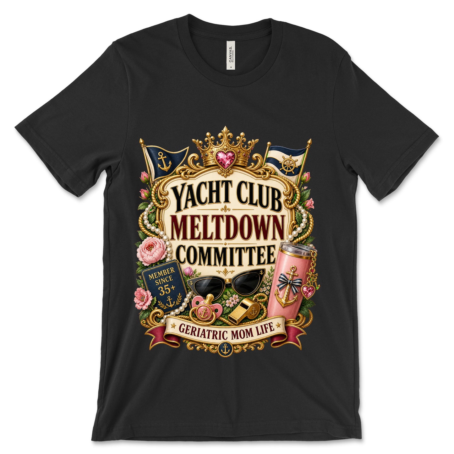 Yacht Club Meltdown Committee Black