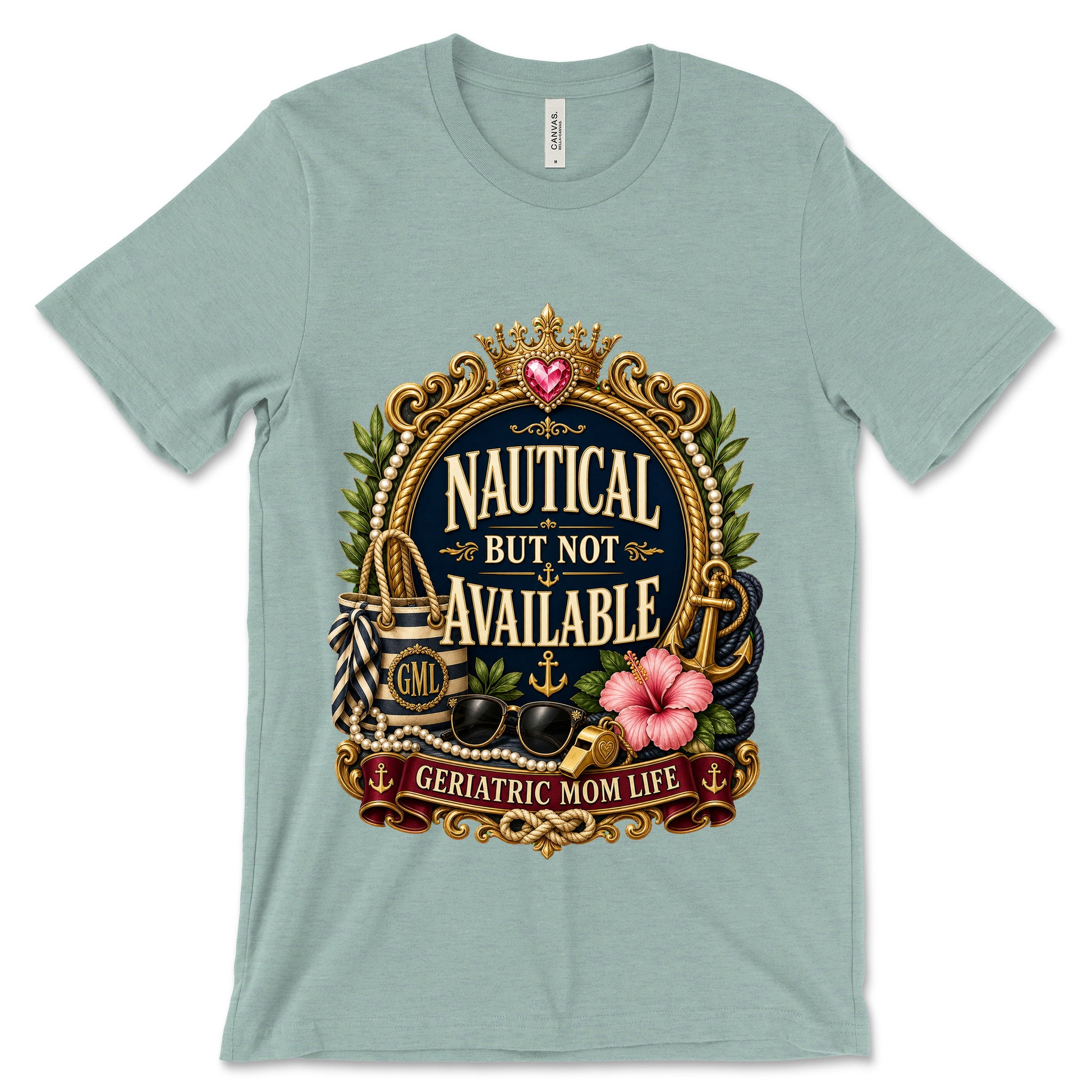 Nautical But Not Available Heather Dusty Blue