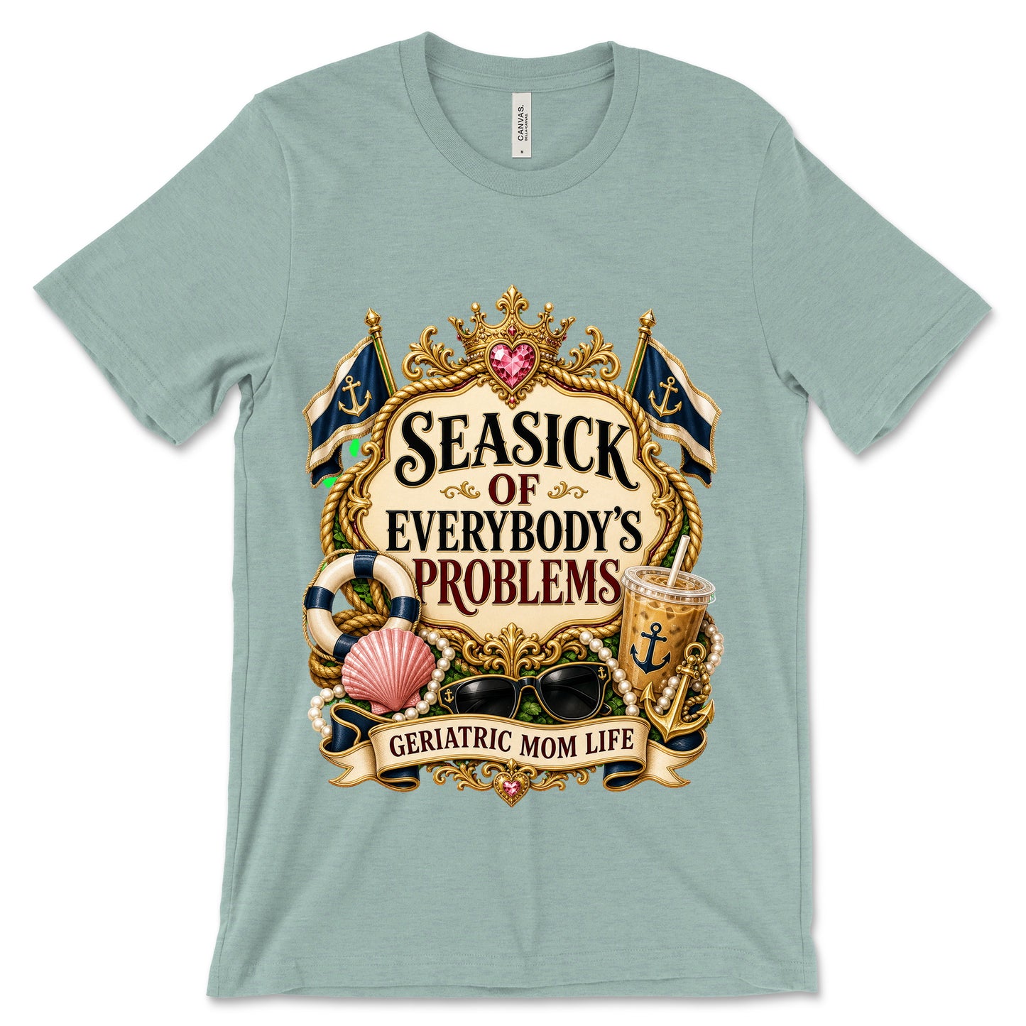 Seasick Of Everybody's Problems Heather Dusty Blue