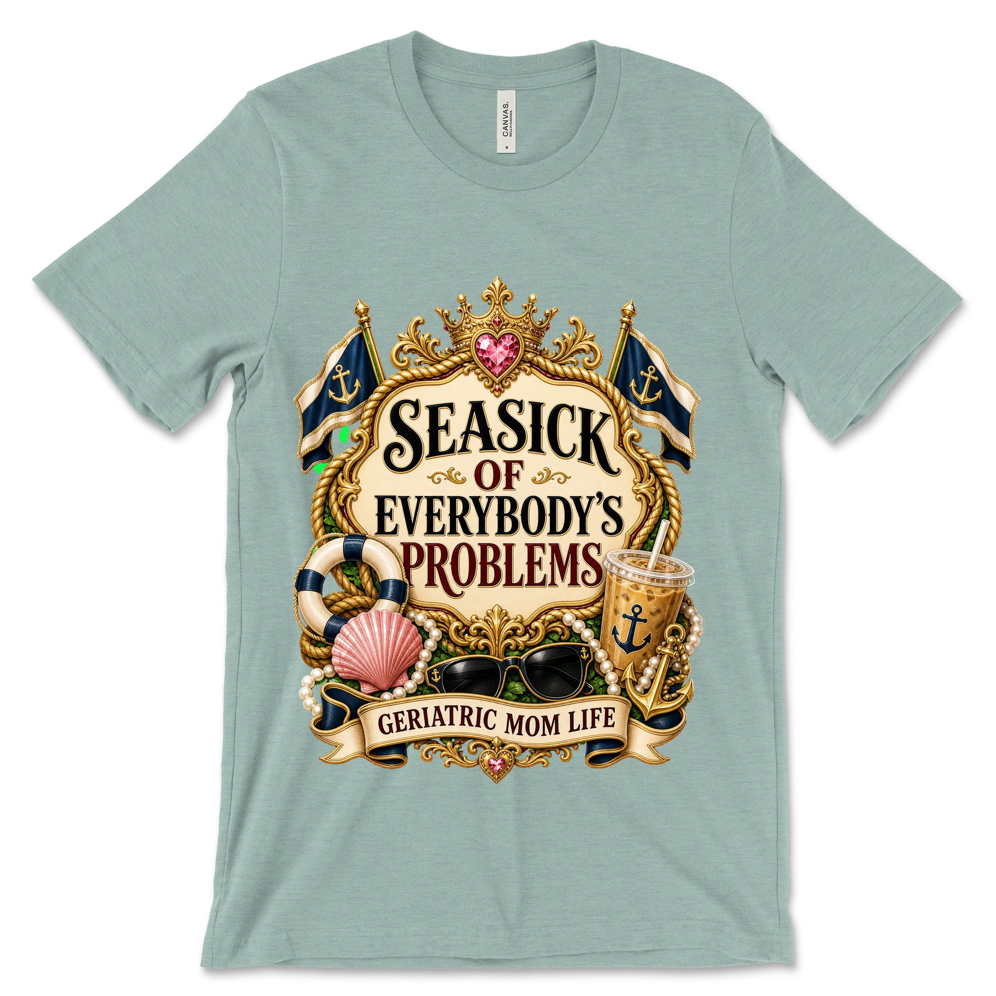 Seasick Of Everybody's Problems Heather Dusty Blue