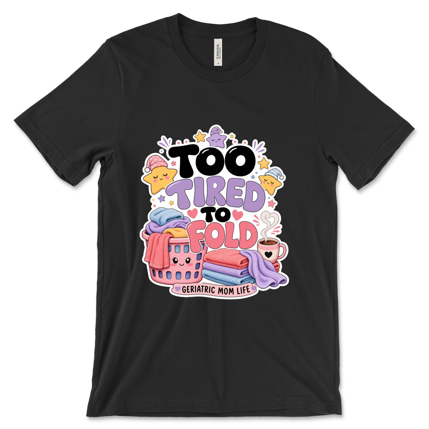Too Tired To Fold Black