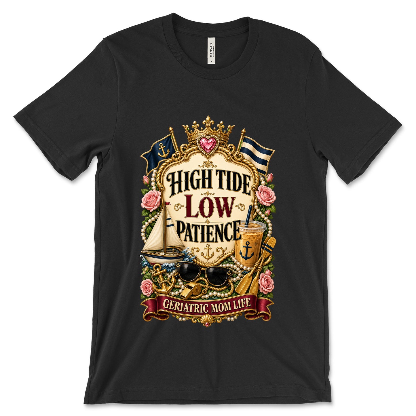 High Tide Low Patience Black