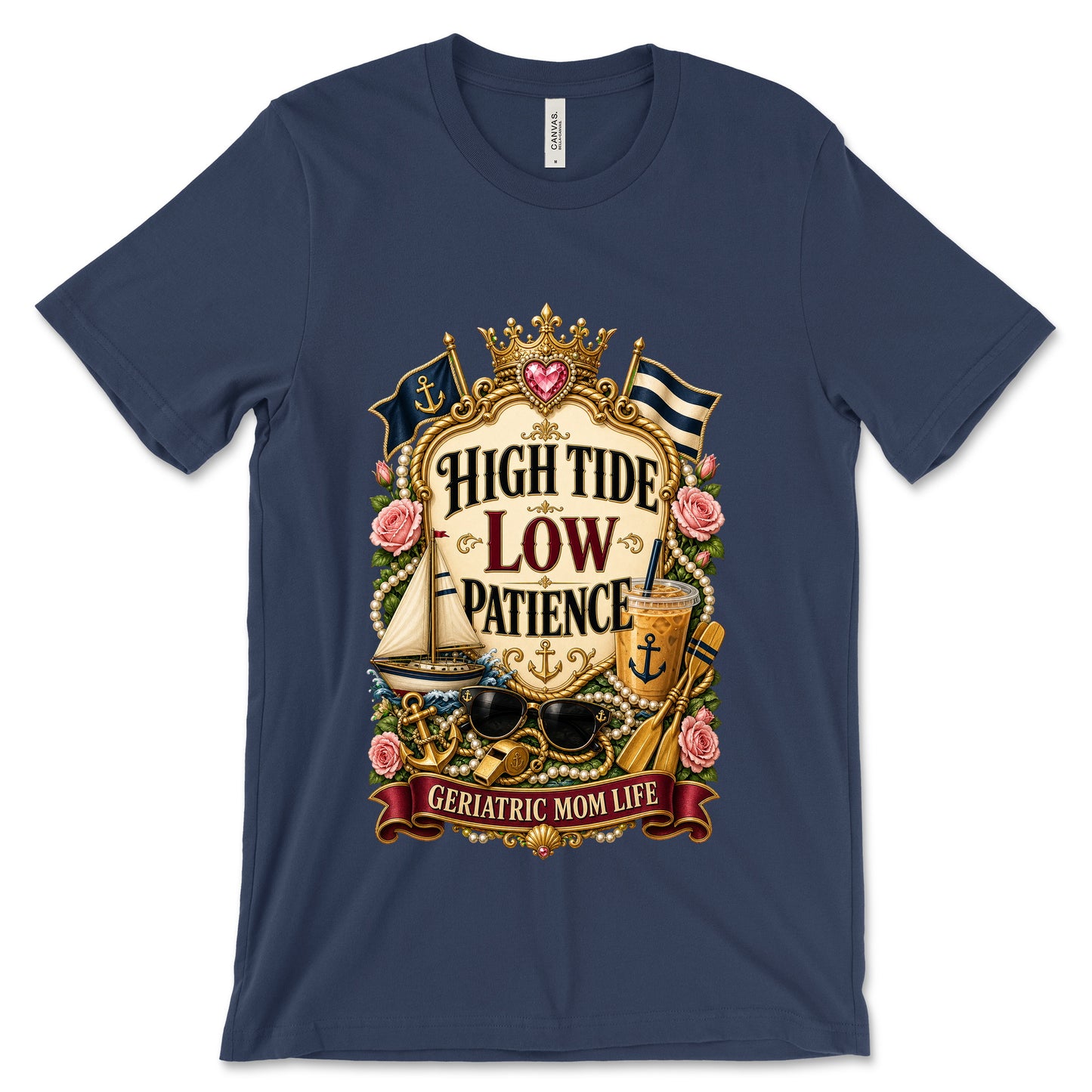 High Tide Low Patience Navy