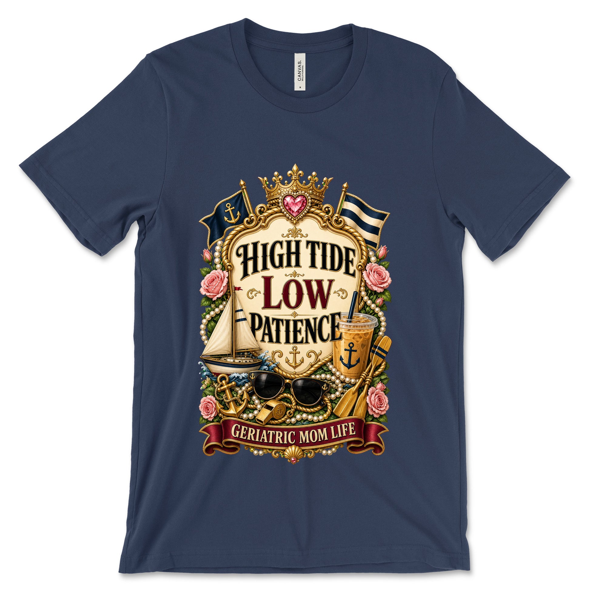 High Tide Low Patience Navy