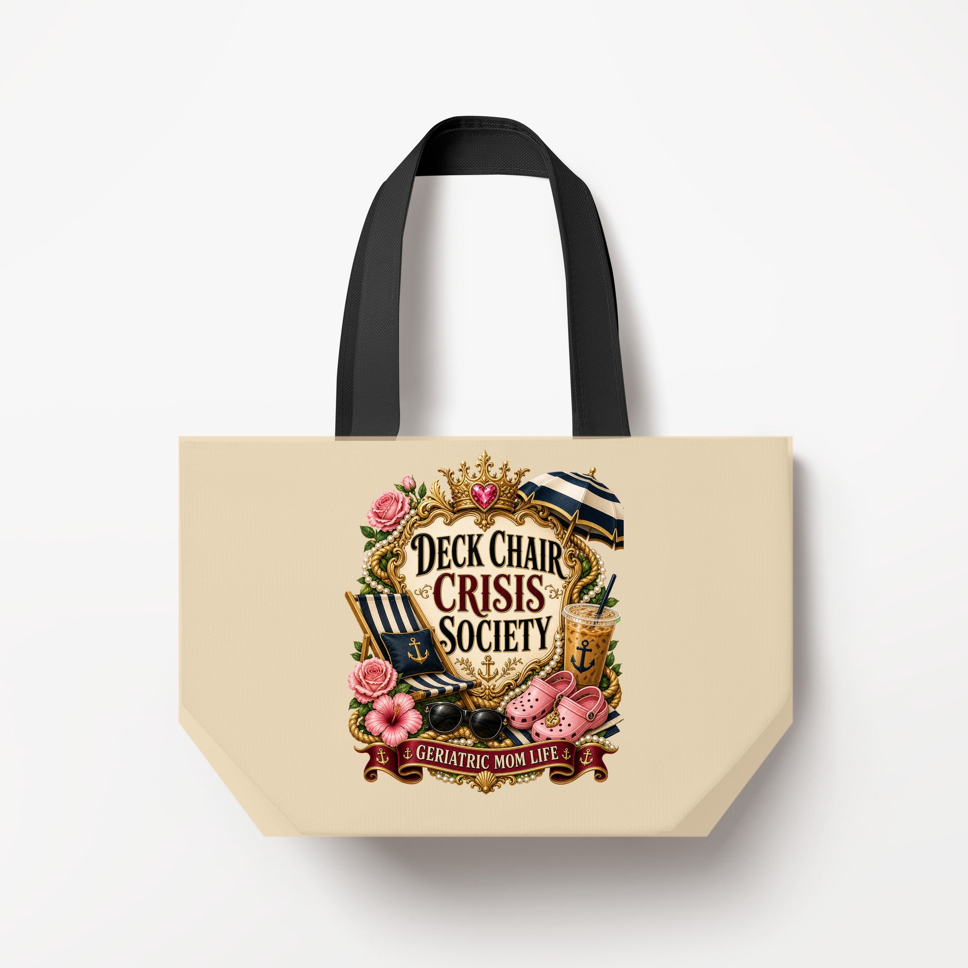 Deck Chair Crisis Society Natural Canvas Bag
