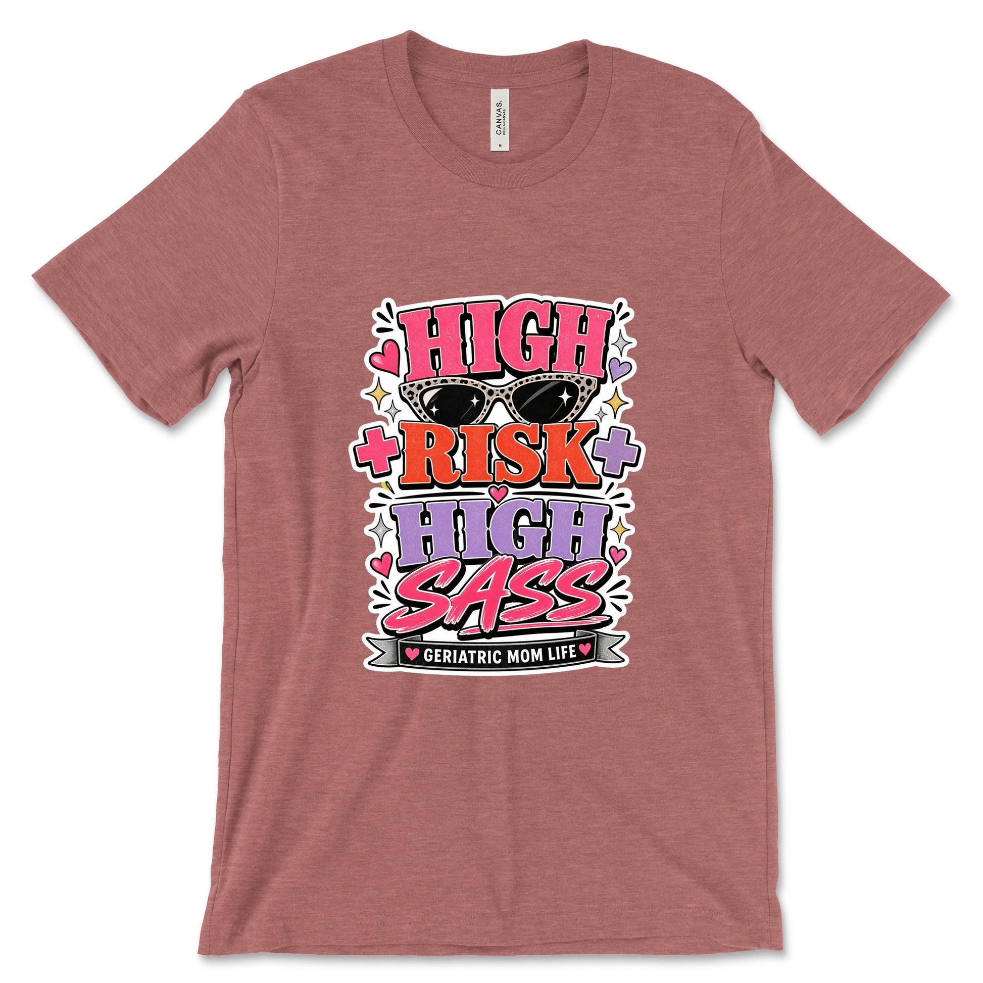 High Risk High Sass Heather Mauve