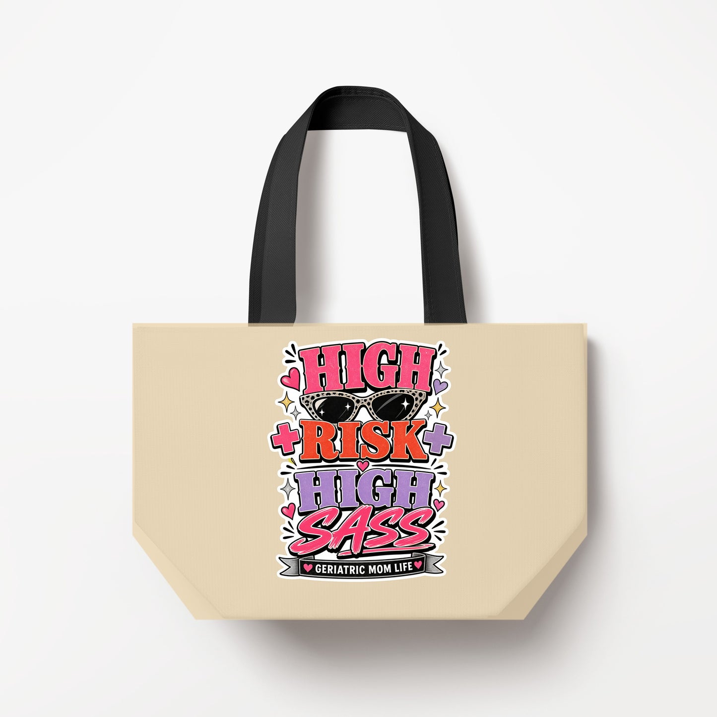 High Risk High Sass Natural Canvas