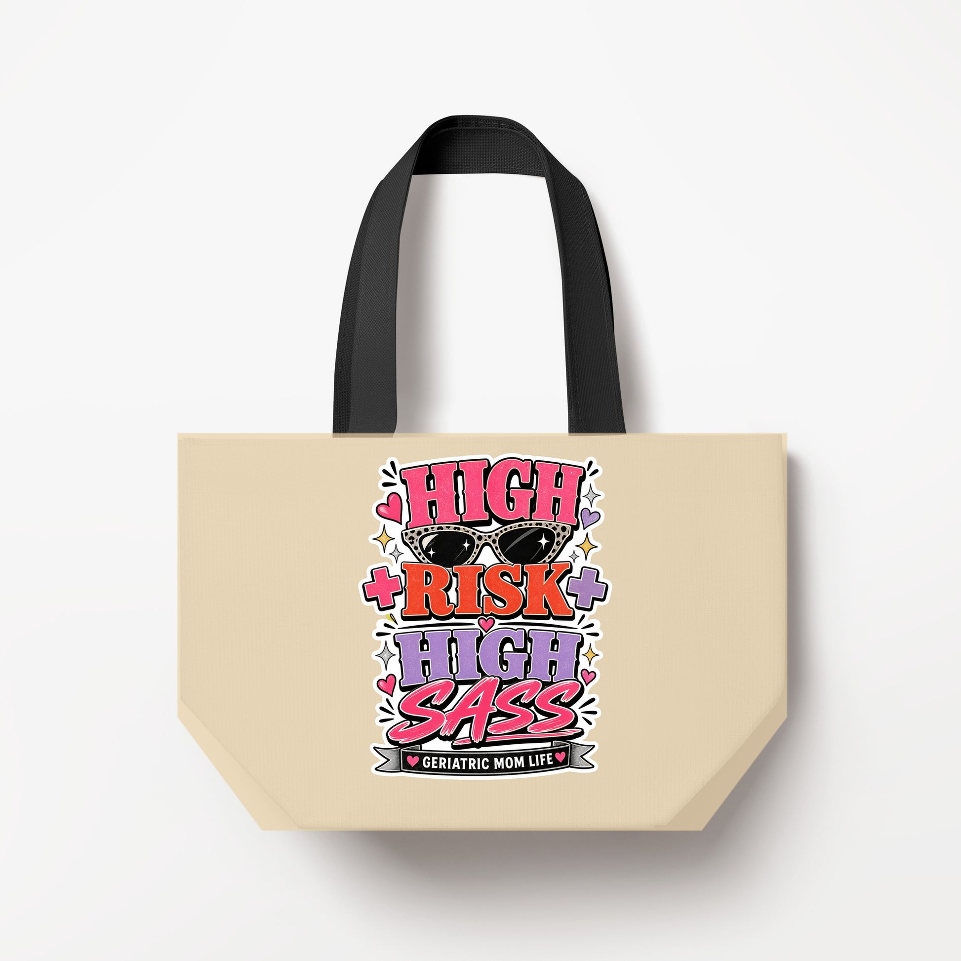 High Risk High Sass Natural Canvas