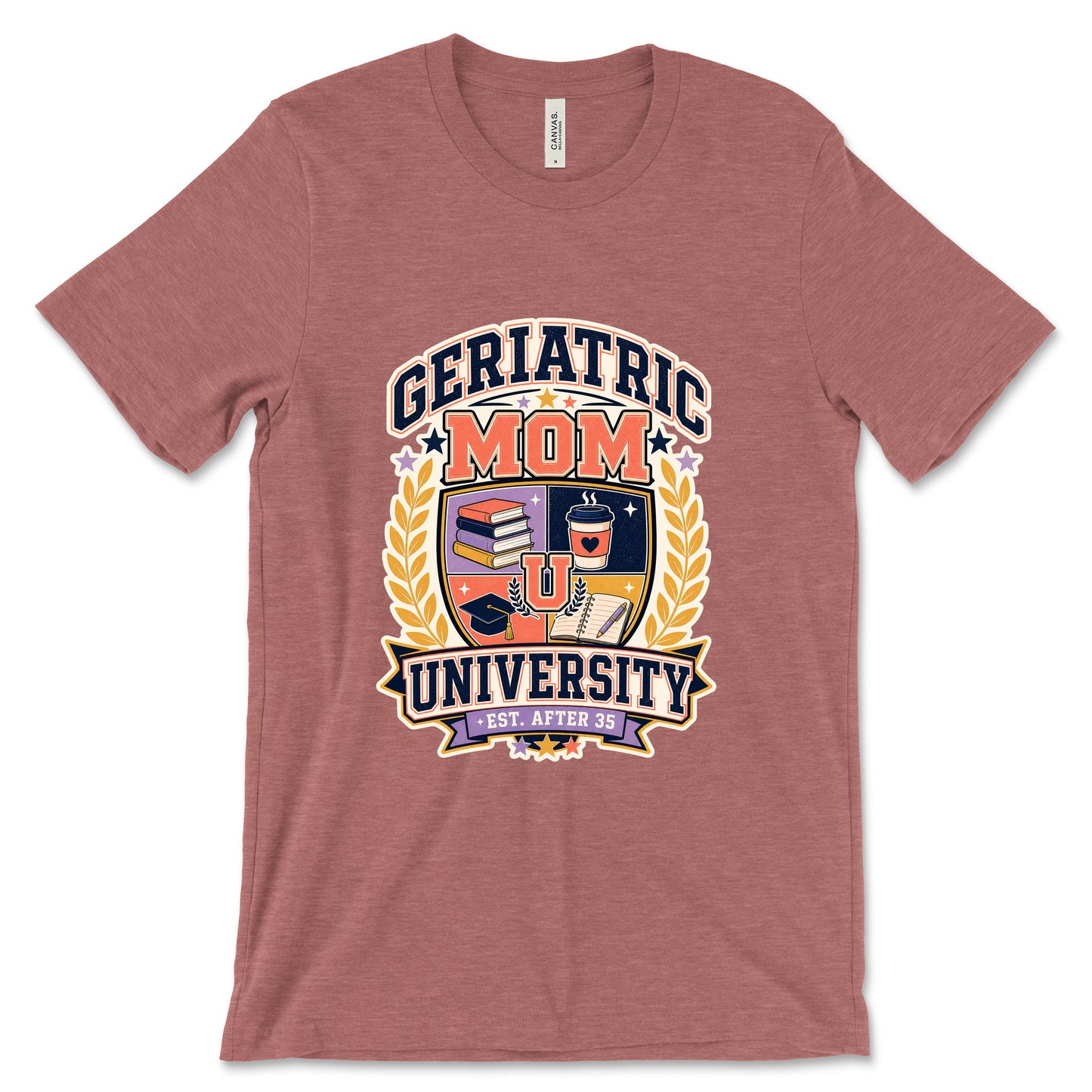 Geriatric Mom University Heather Mauve