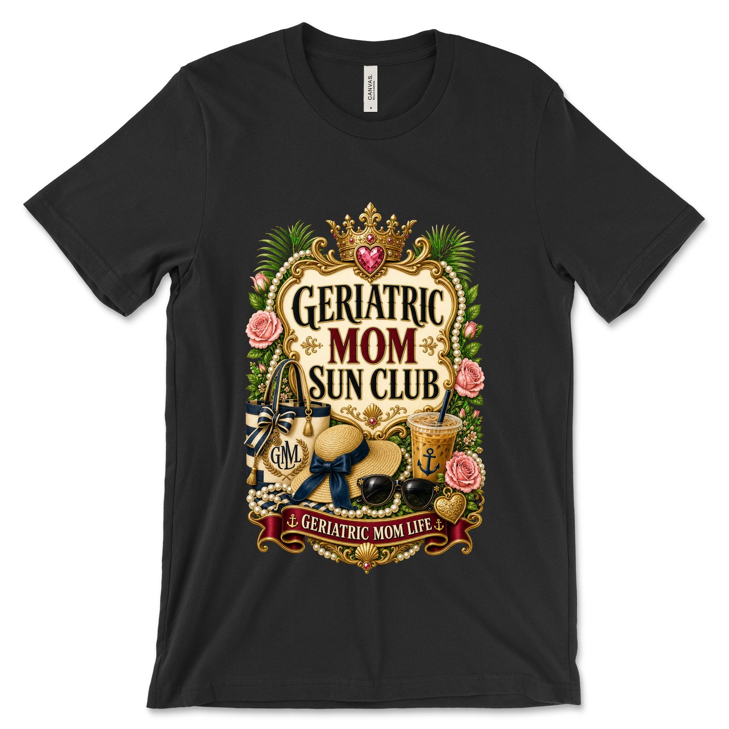 Geriatric Mom Sun Club Black
