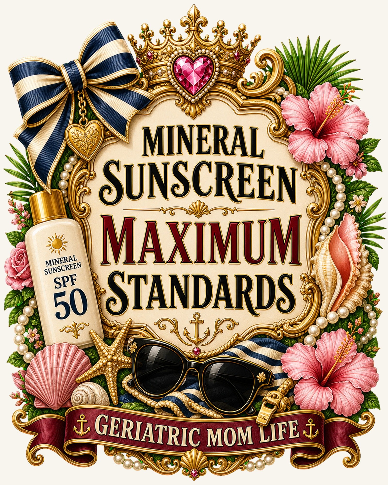 Mineral Sunscreen Maximum Standards readable design detail