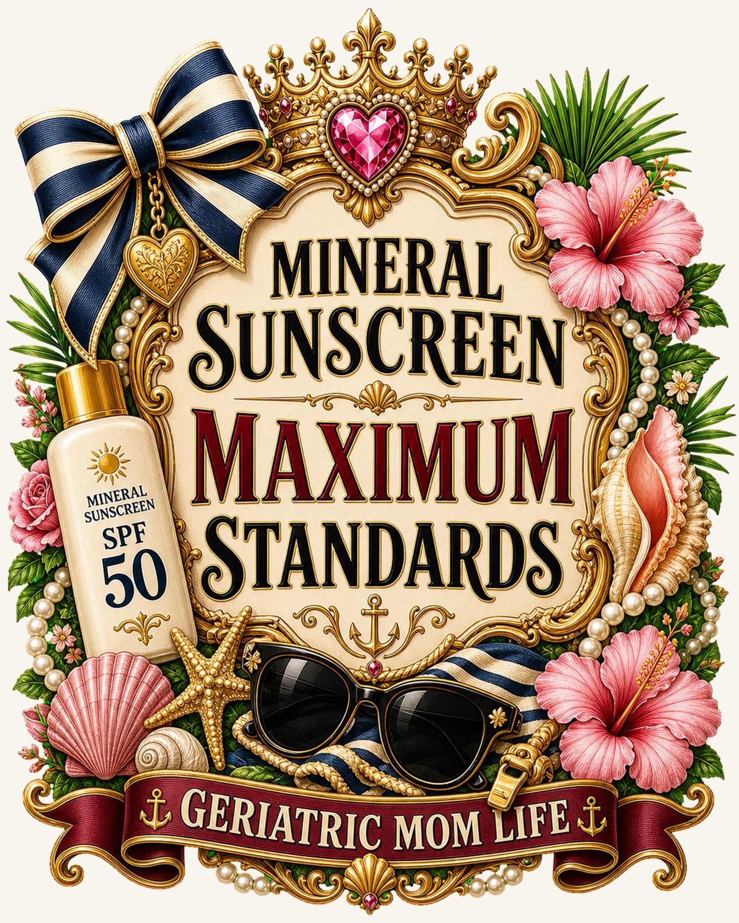 Mineral Sunscreen Maximum Standards readable design detail