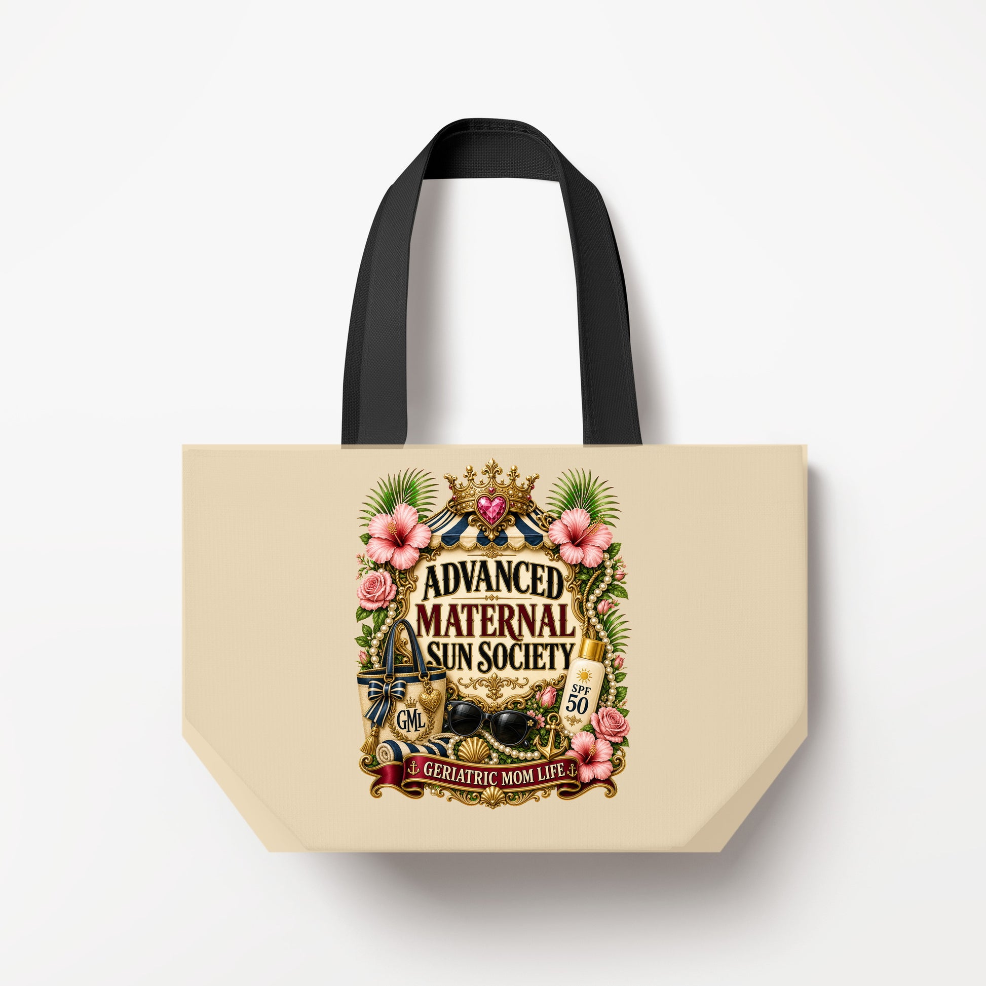 Advanced Maternal Sun Society Natural Canvas Bag