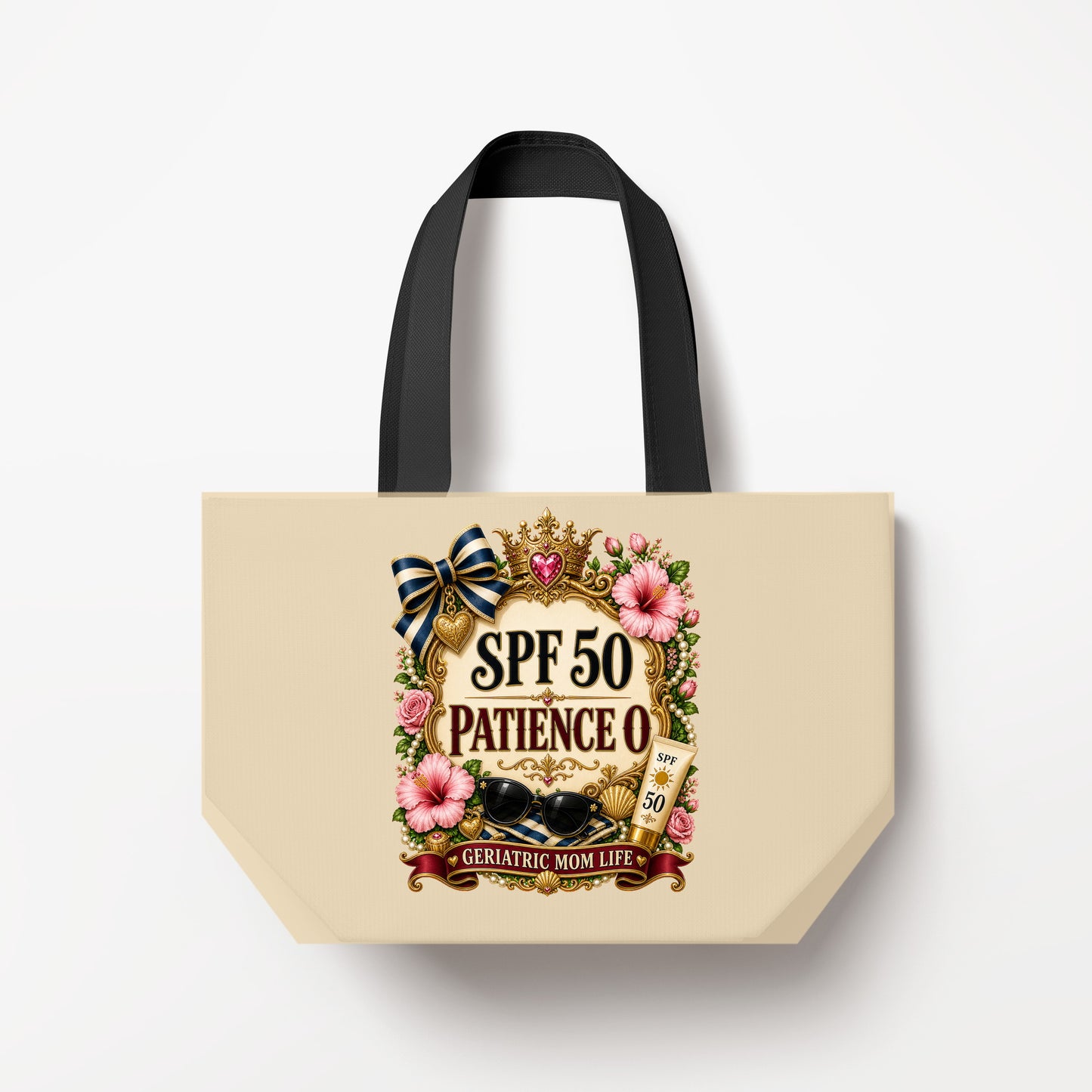 SPF 50 Patience 0 Natural Canvas Bag