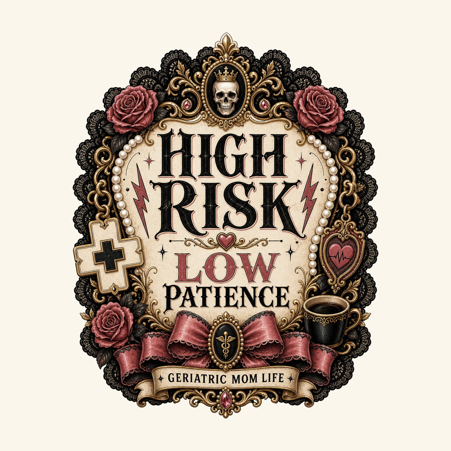 High Risk Low Patience design detail
