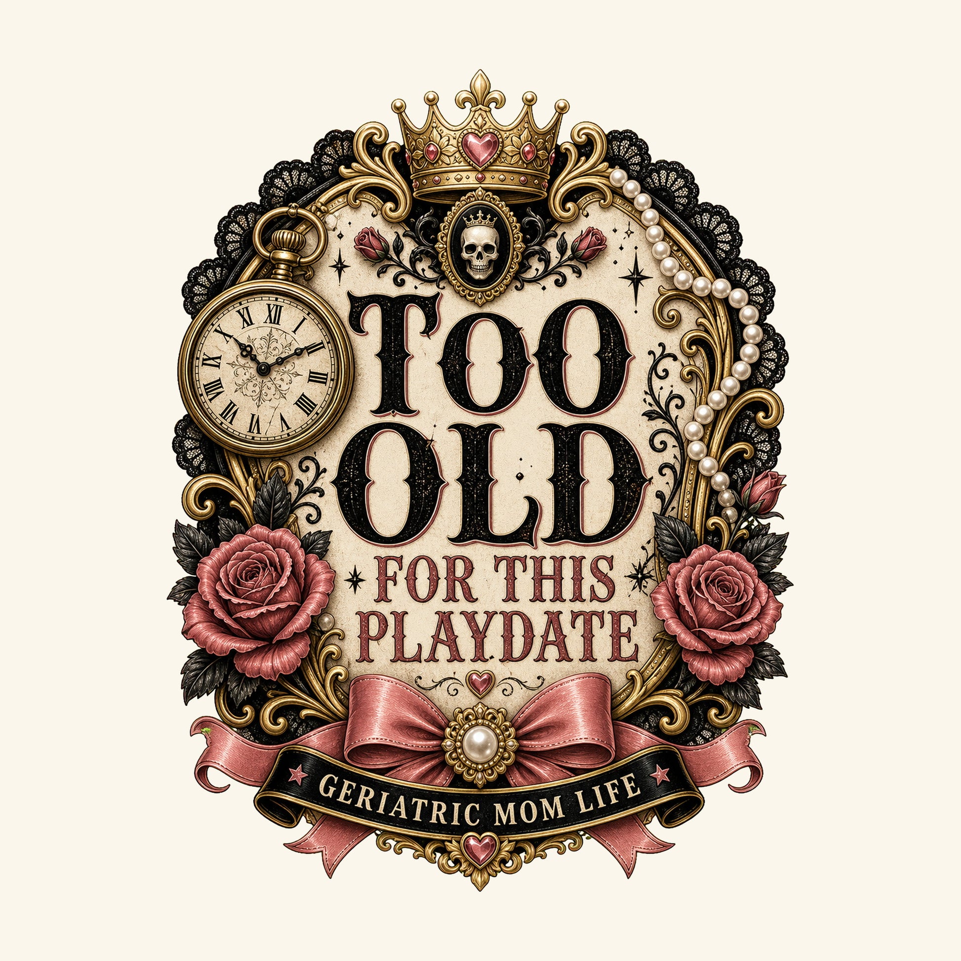 Too Old For This Playdate design detail