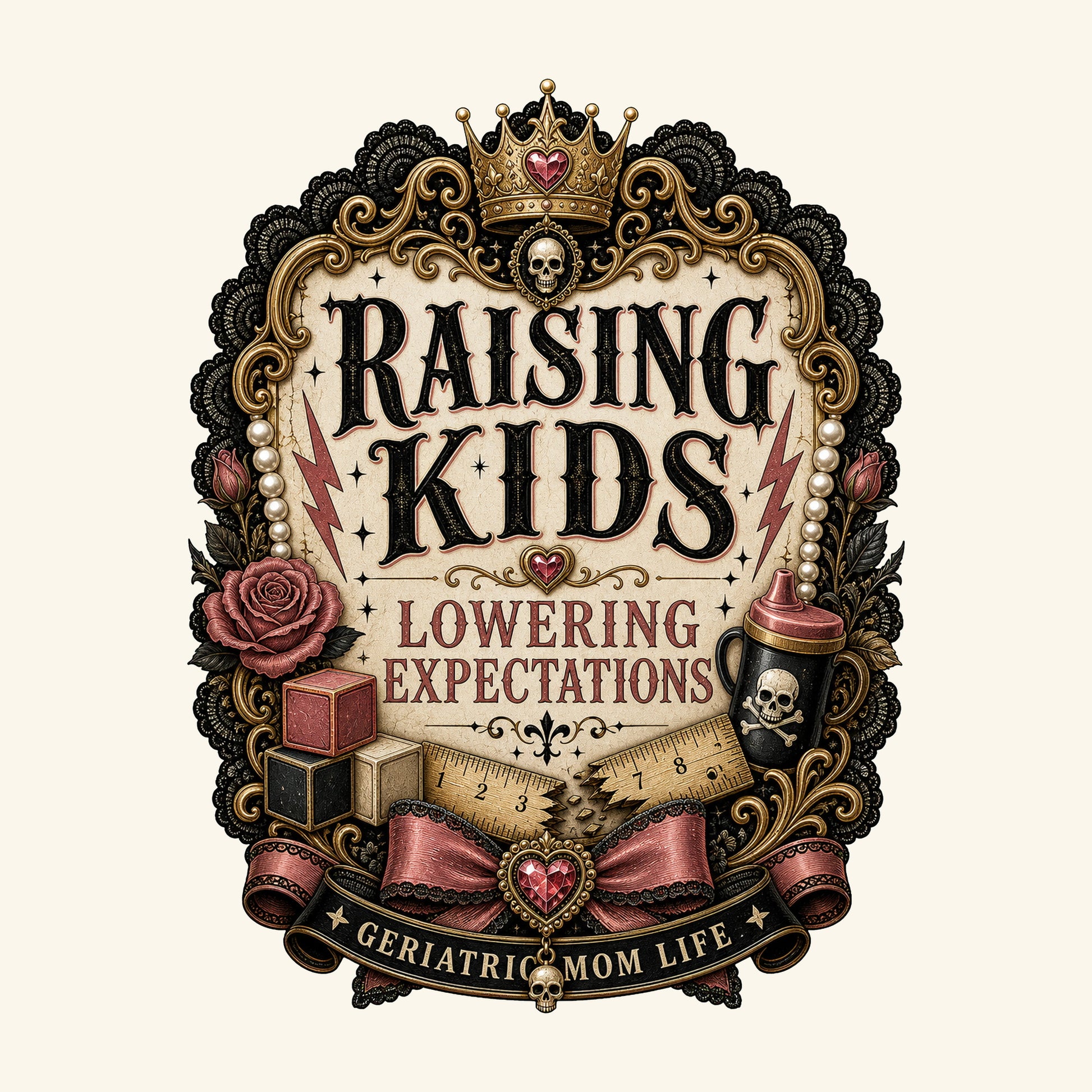 Raising Kids Lowering Expectations design detail