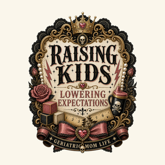 Raising Kids Lowering Expectations design detail