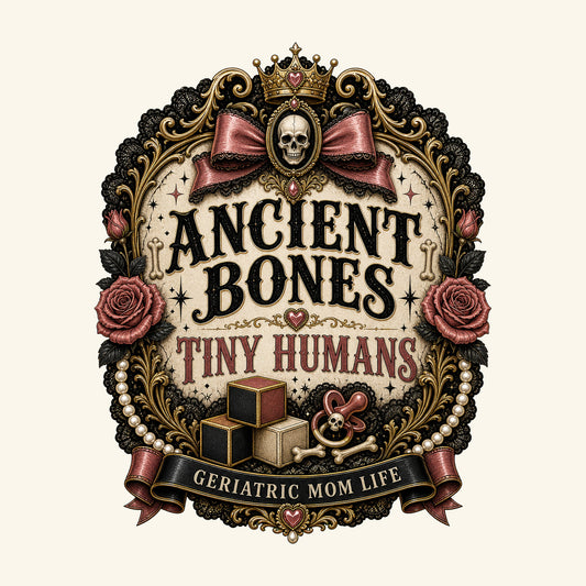 Ancient Bones Tiny Humans design detail