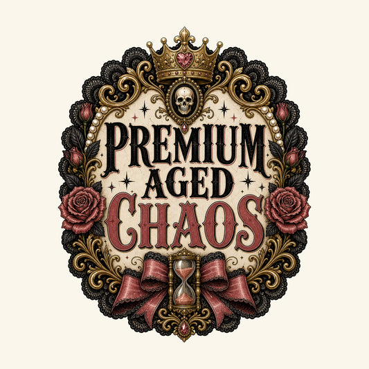 Premium Aged Chaos design detail
