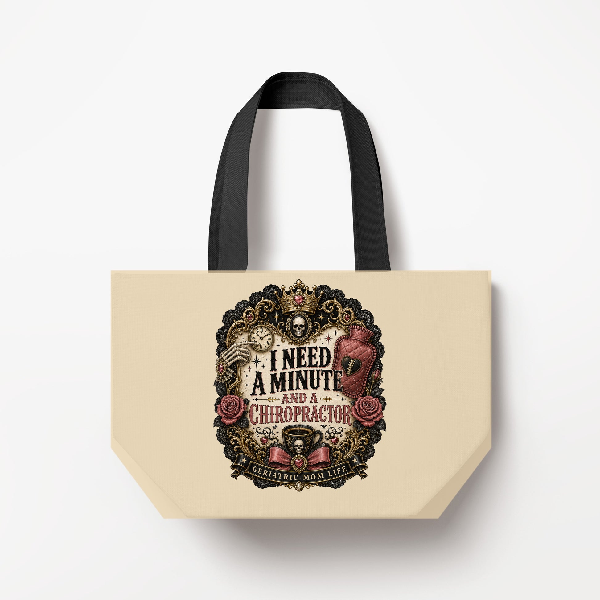 Need Minute And Chiropractor tote bag mockup