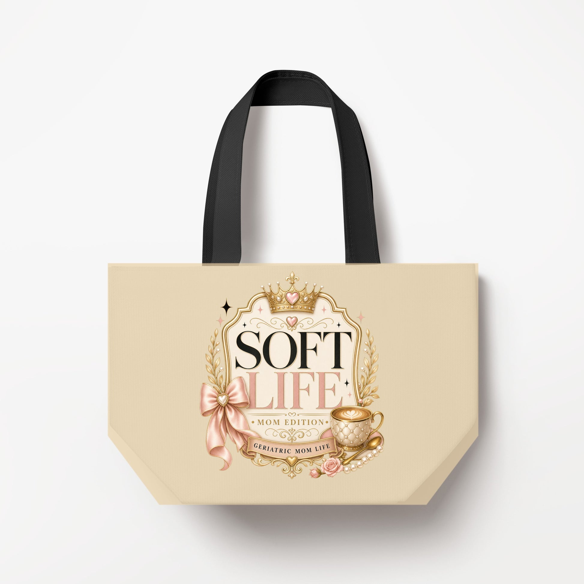 Soft Life Mom Edition canvas bag mockup