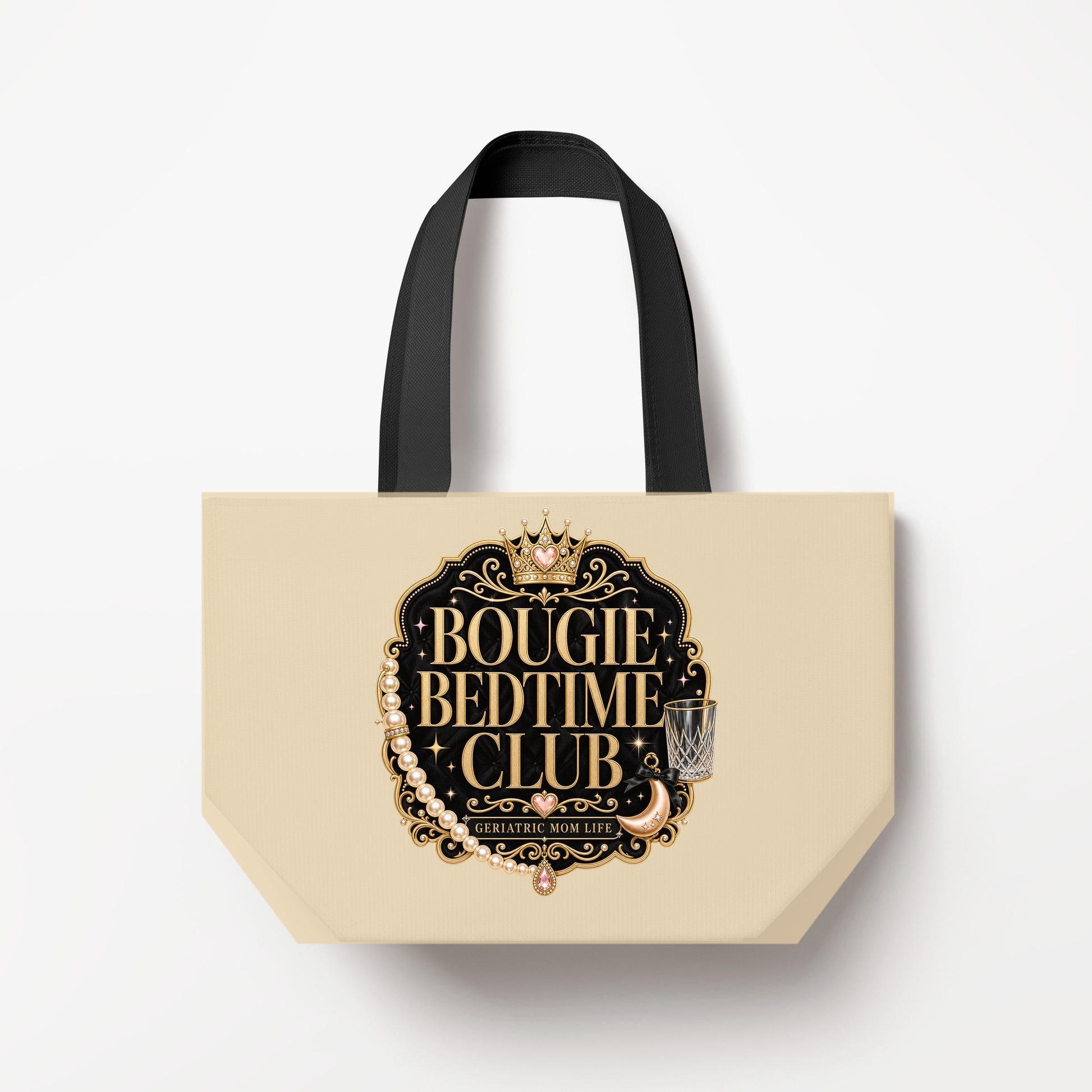 Bougie Bedtime Club canvas bag mockup