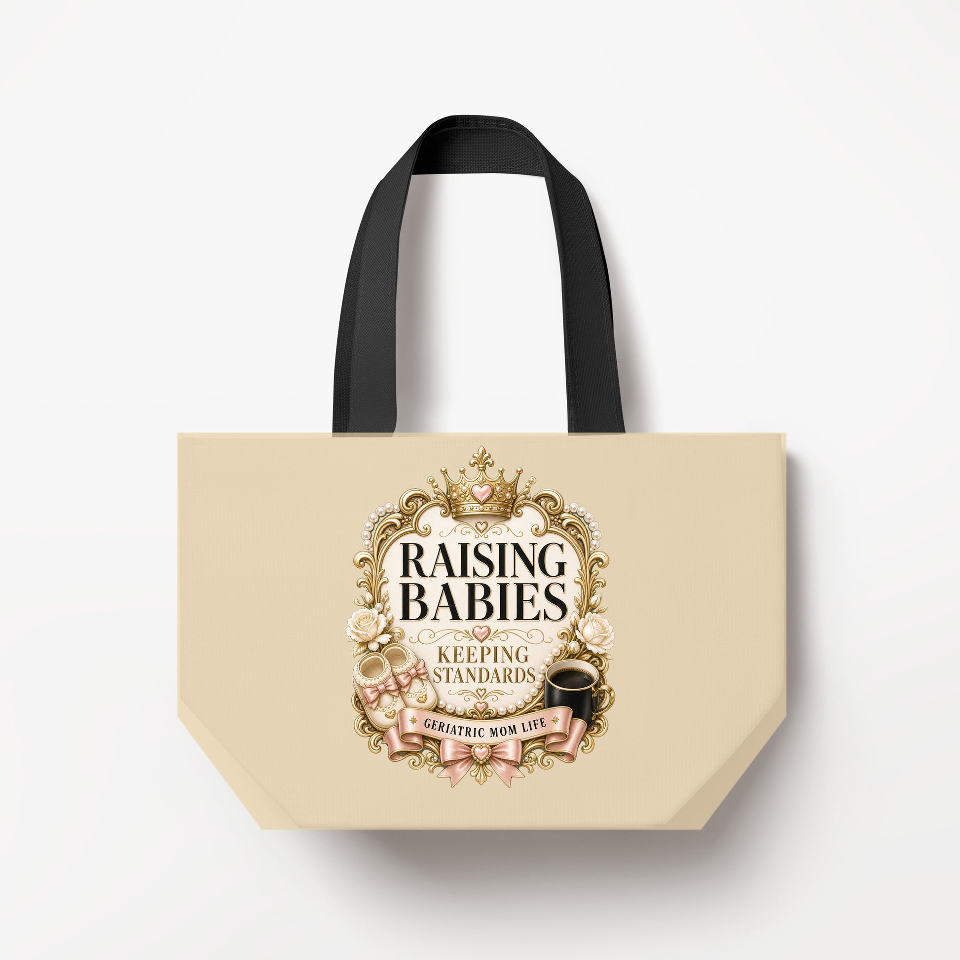 Raising Babies Keeping Standards canvas bag mockup