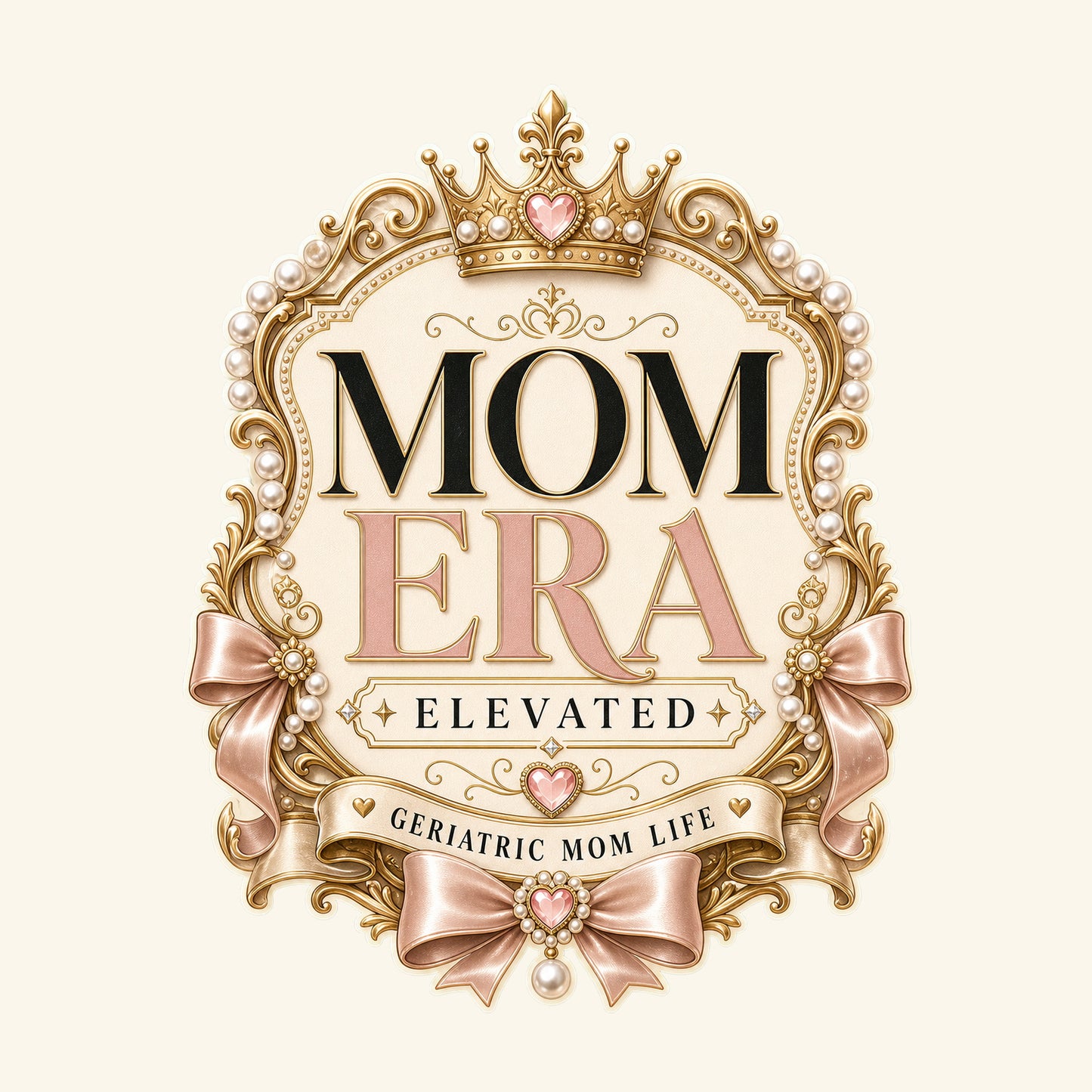 Mom Era Elevated canvas bag design detail