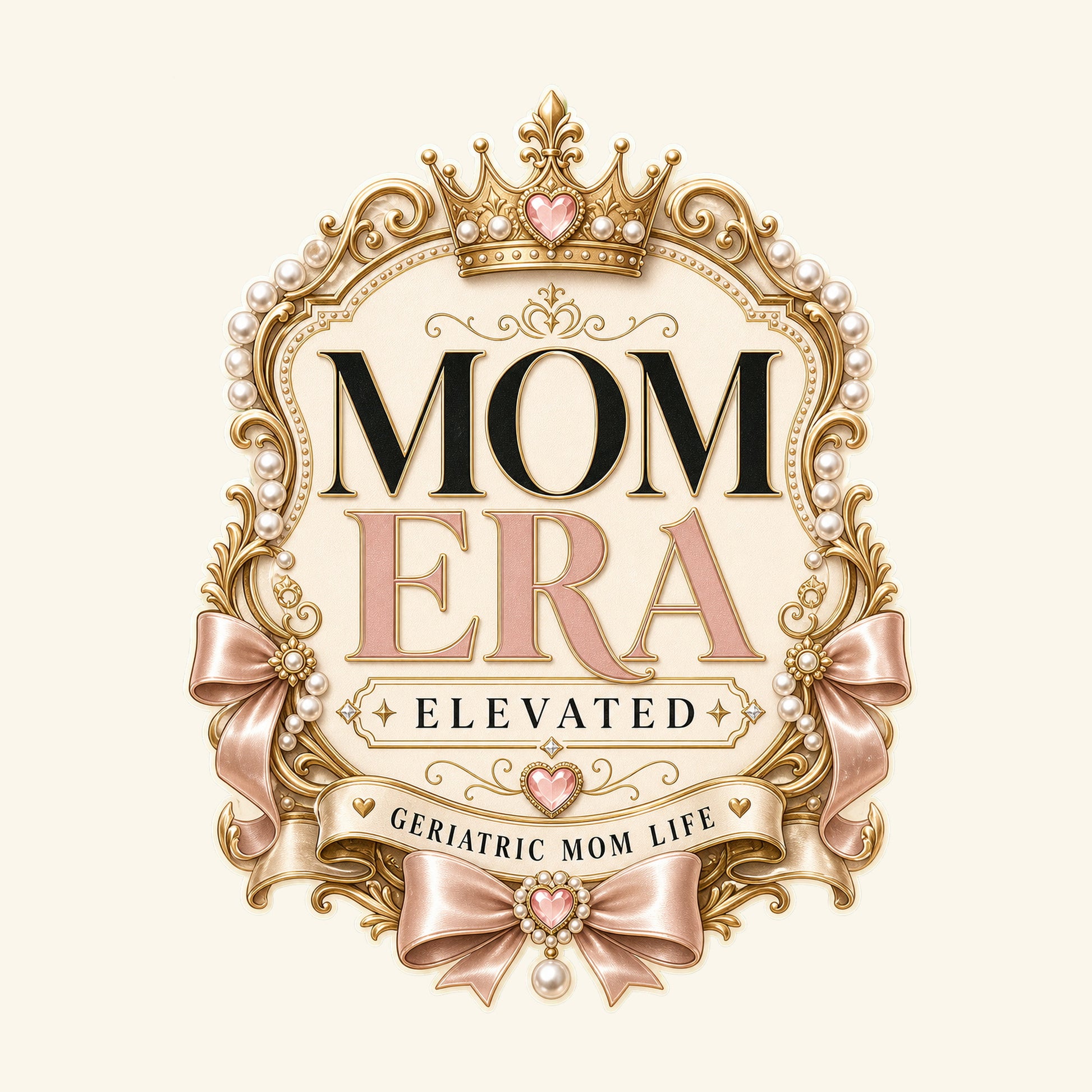 Mom Era Elevated canvas bag design detail