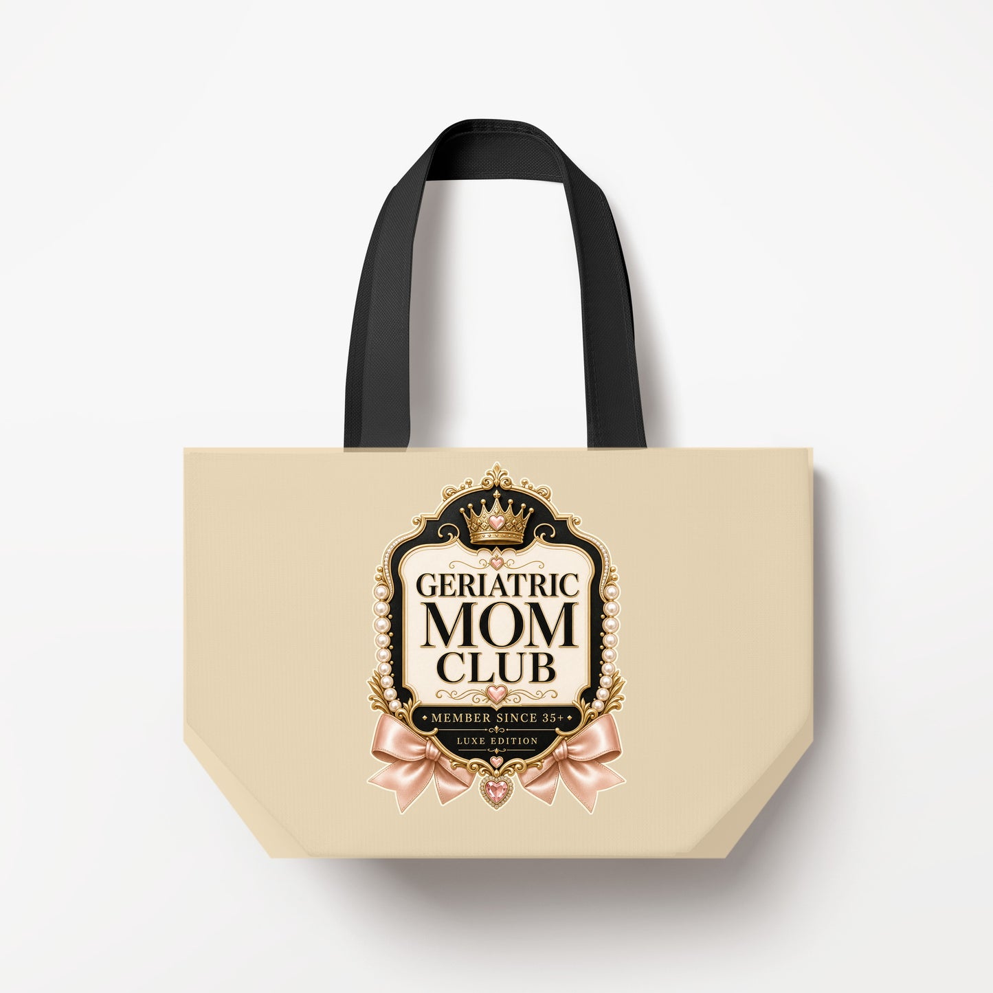 Geriatric Mom Club canvas bag mockup