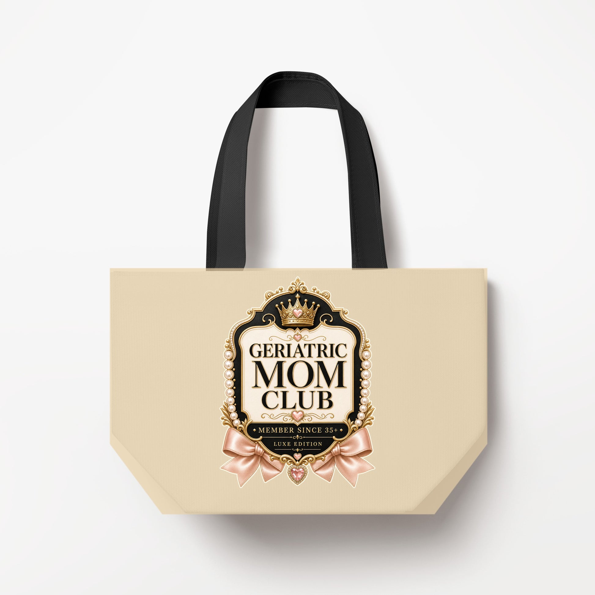 Geriatric Mom Club canvas bag mockup