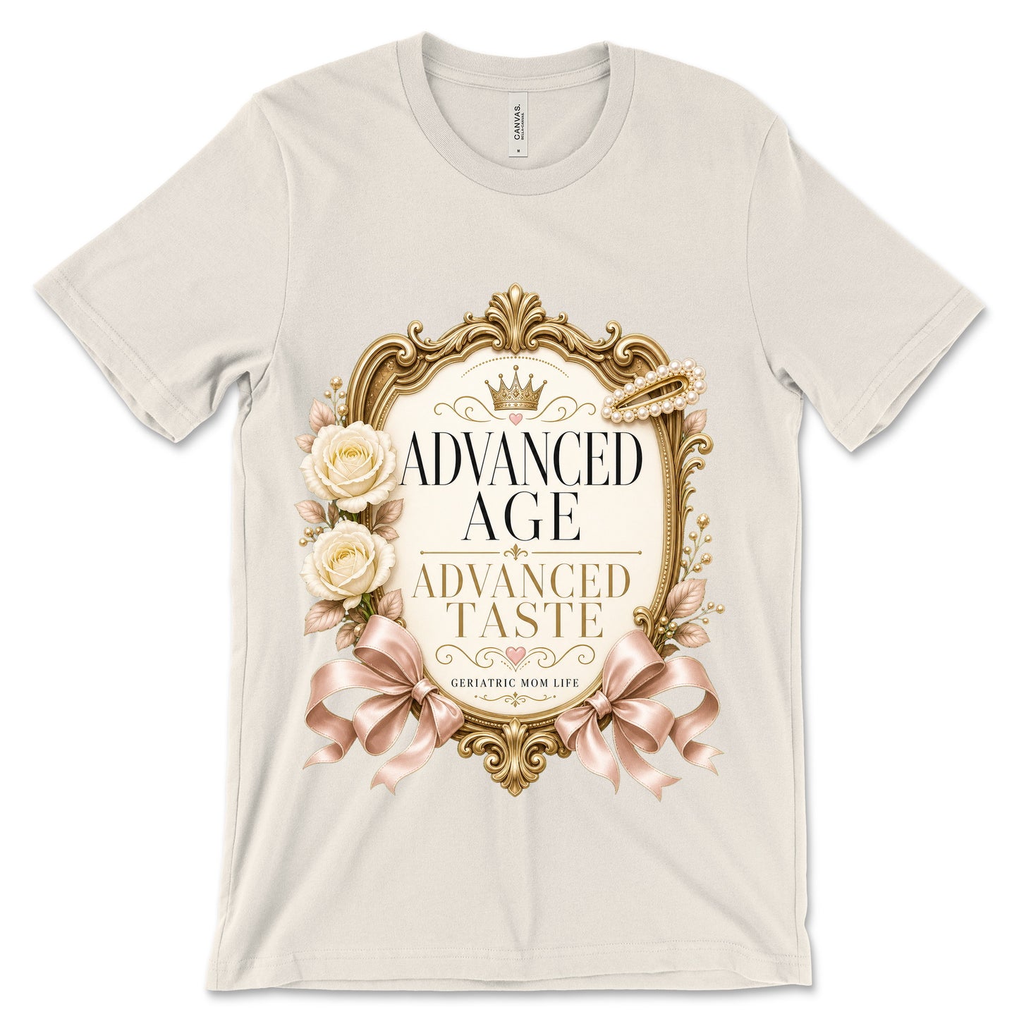 Advanced Age Advanced Taste natural shirt mockup