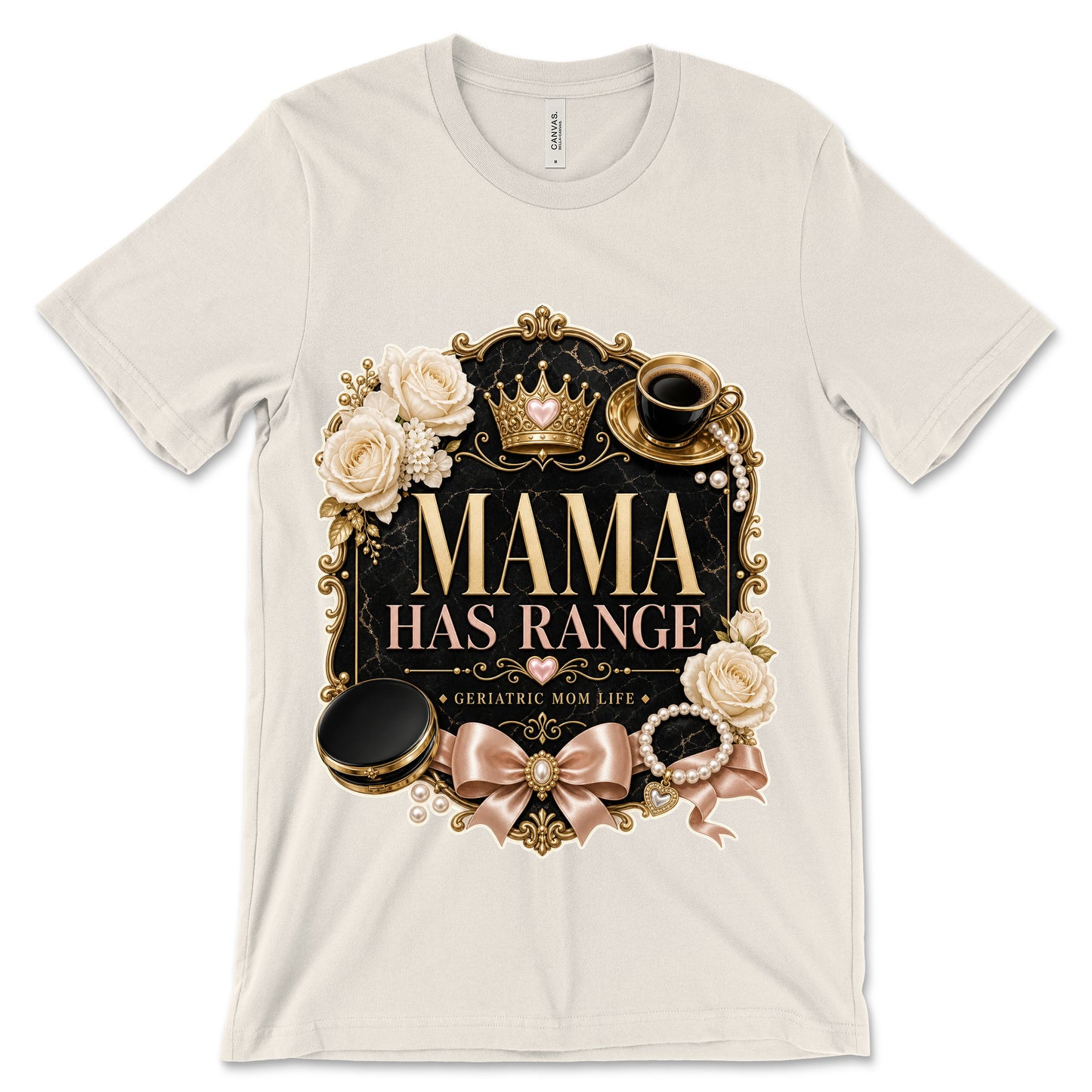 Mama Has Range natural shirt mockup