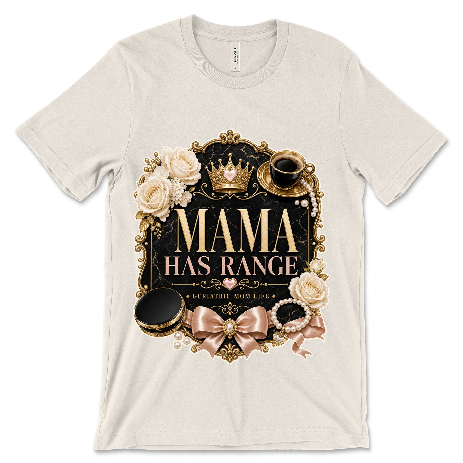 Mama Has Range natural shirt mockup